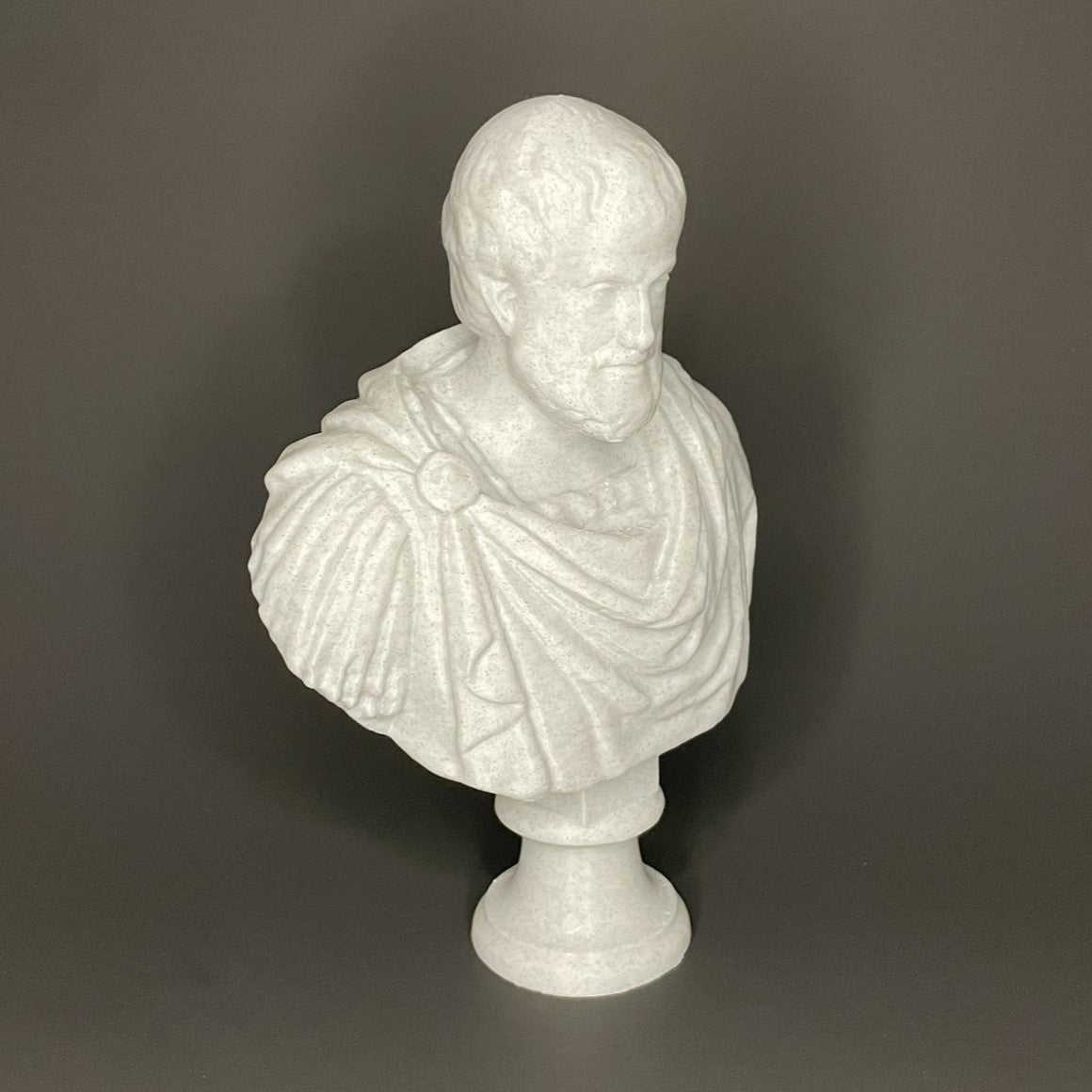 Aristotle Sculpture Angled View