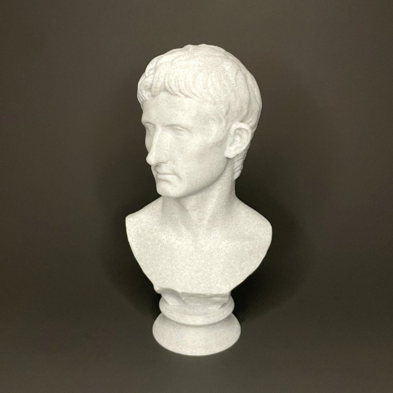 Augustus Sculpture - Angled View