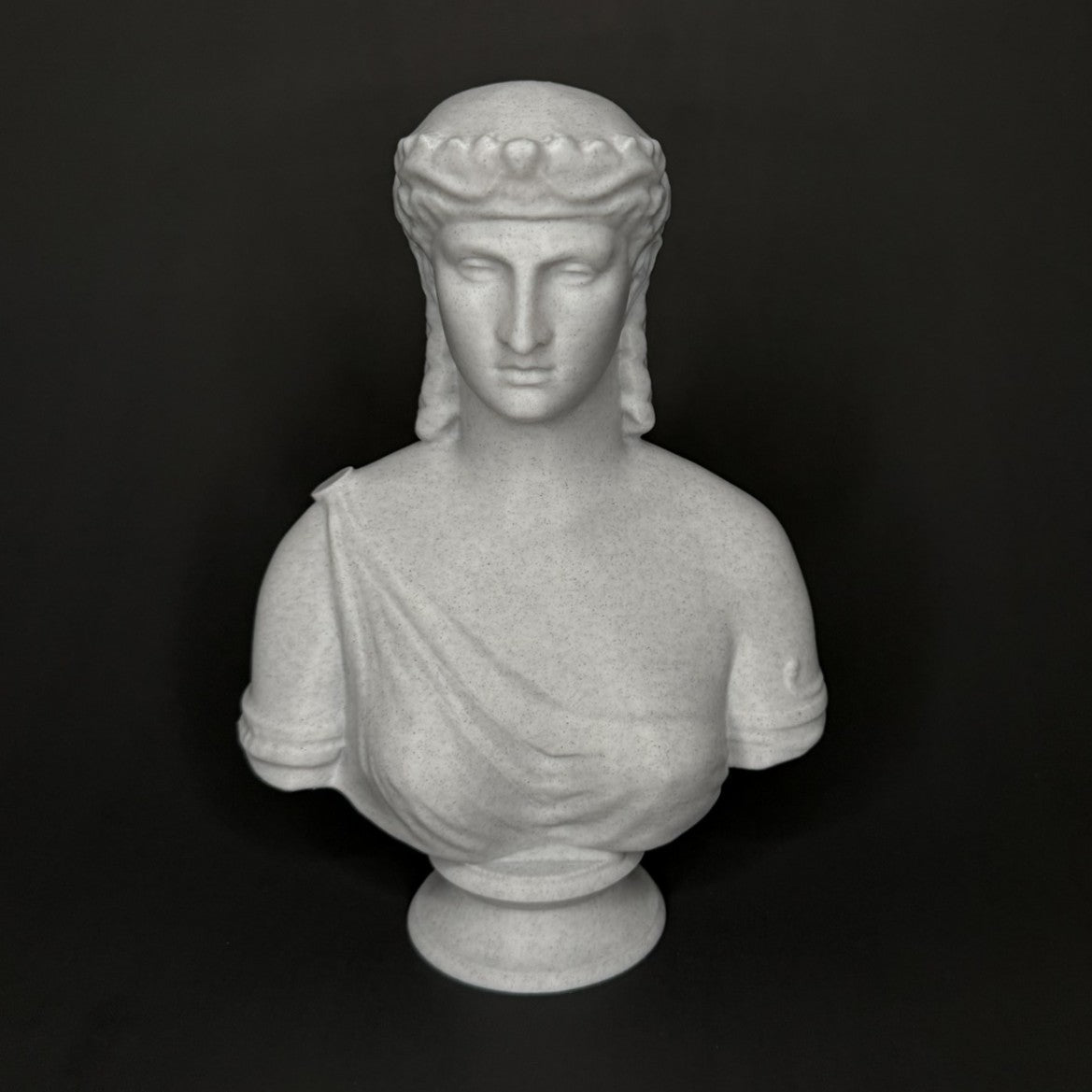 Cleopatra Sculpture Front View