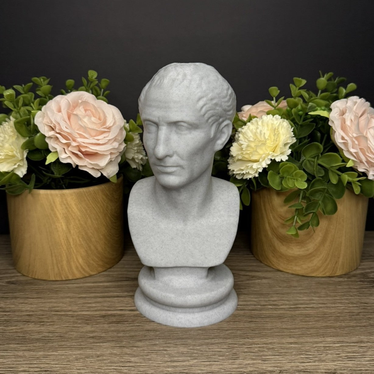 Julius Caesar Sculpture - Flower View