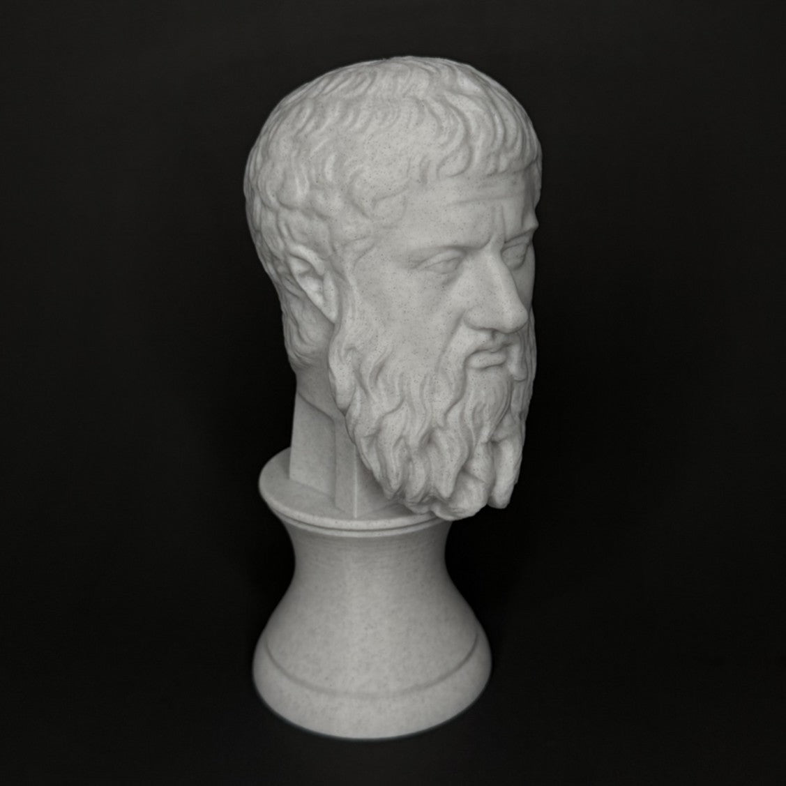 Plato Sculpture Angled View