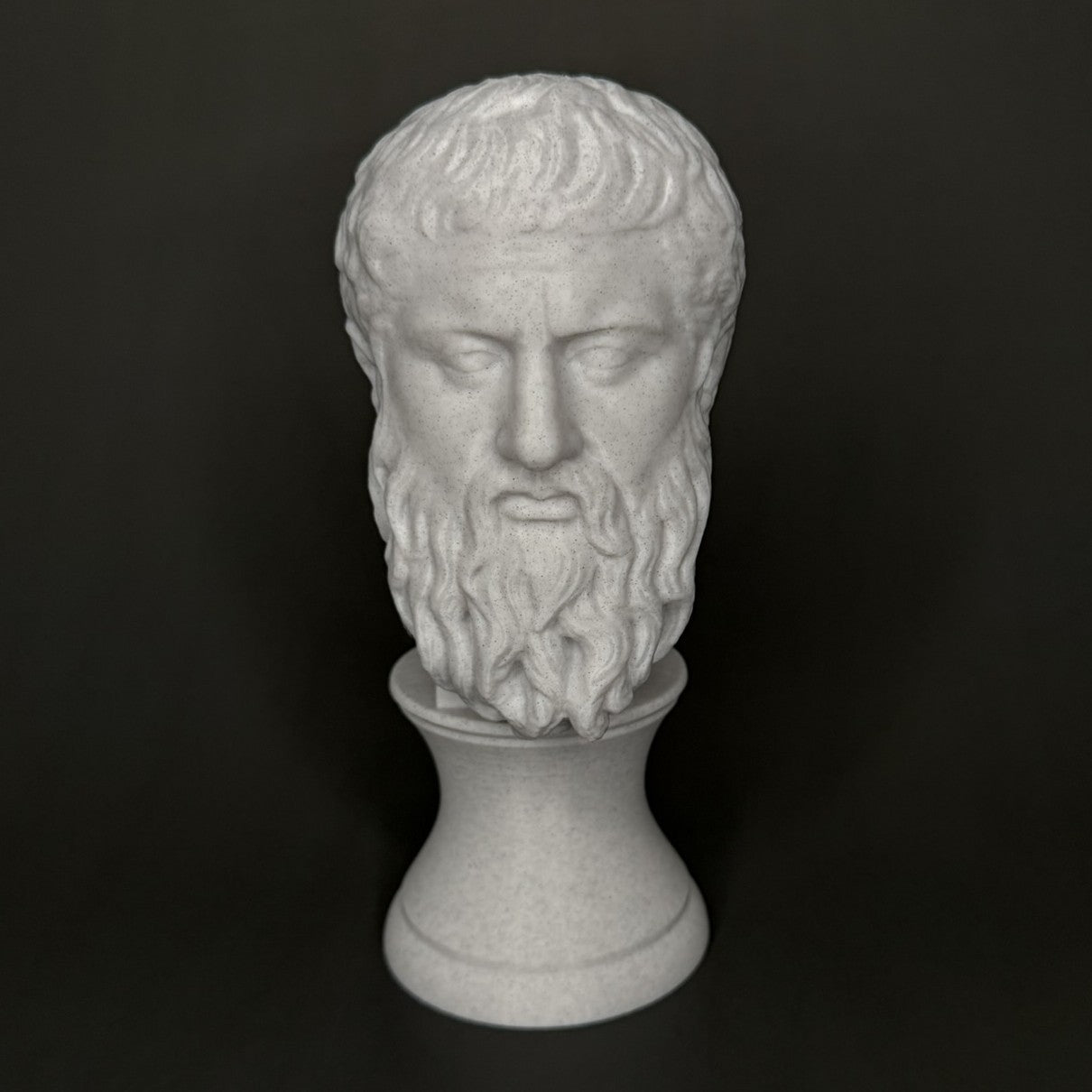 Plato Sculpture Front View