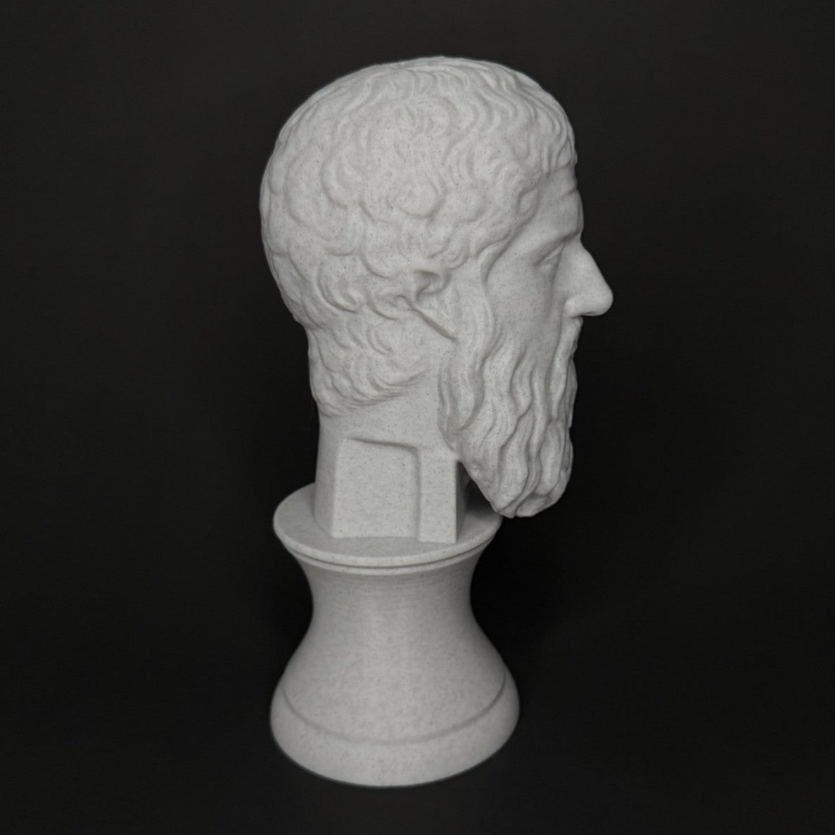 Plato Sculpture Side View